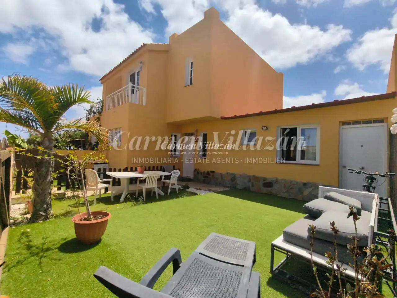 Exterior view of Detached homes for sale in La Oliva  with Private garden, Terrace and Furnished