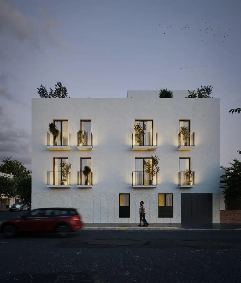 Vista exterior de Dúplex en venta en Sevilla con Terraza