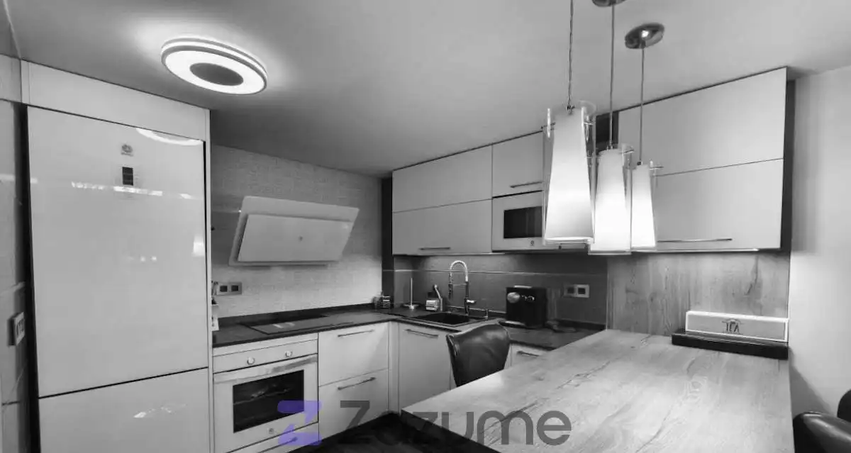 Cocina de Loft de alquiler en Madrid con Calefacción, Amueblado y Horno