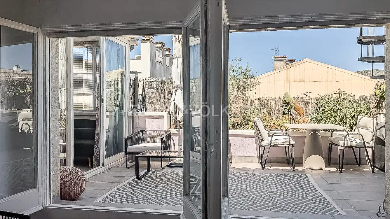 Terrassa de Àtic de lloguer en Sitges amb Aire condicionat, Calefacció i Terrassa