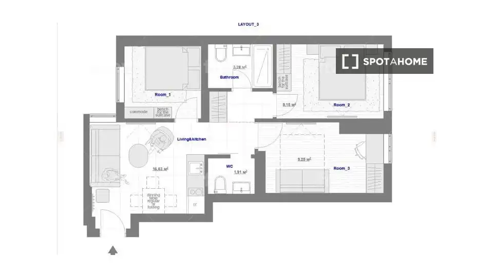Habitació a Amara