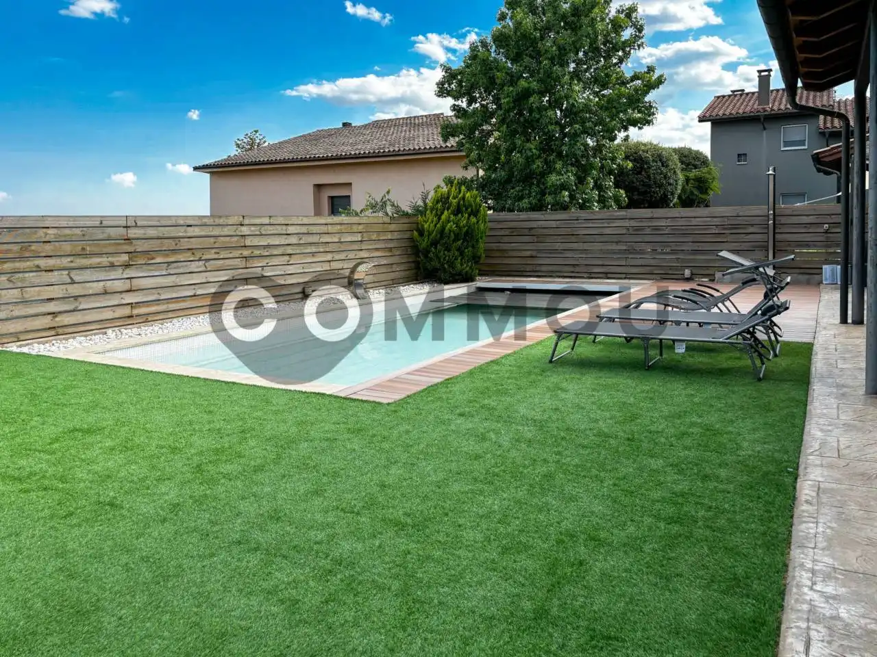 Swimming pool of Houses for sale in Gurb  with Air Conditioner, Heating and Private garden