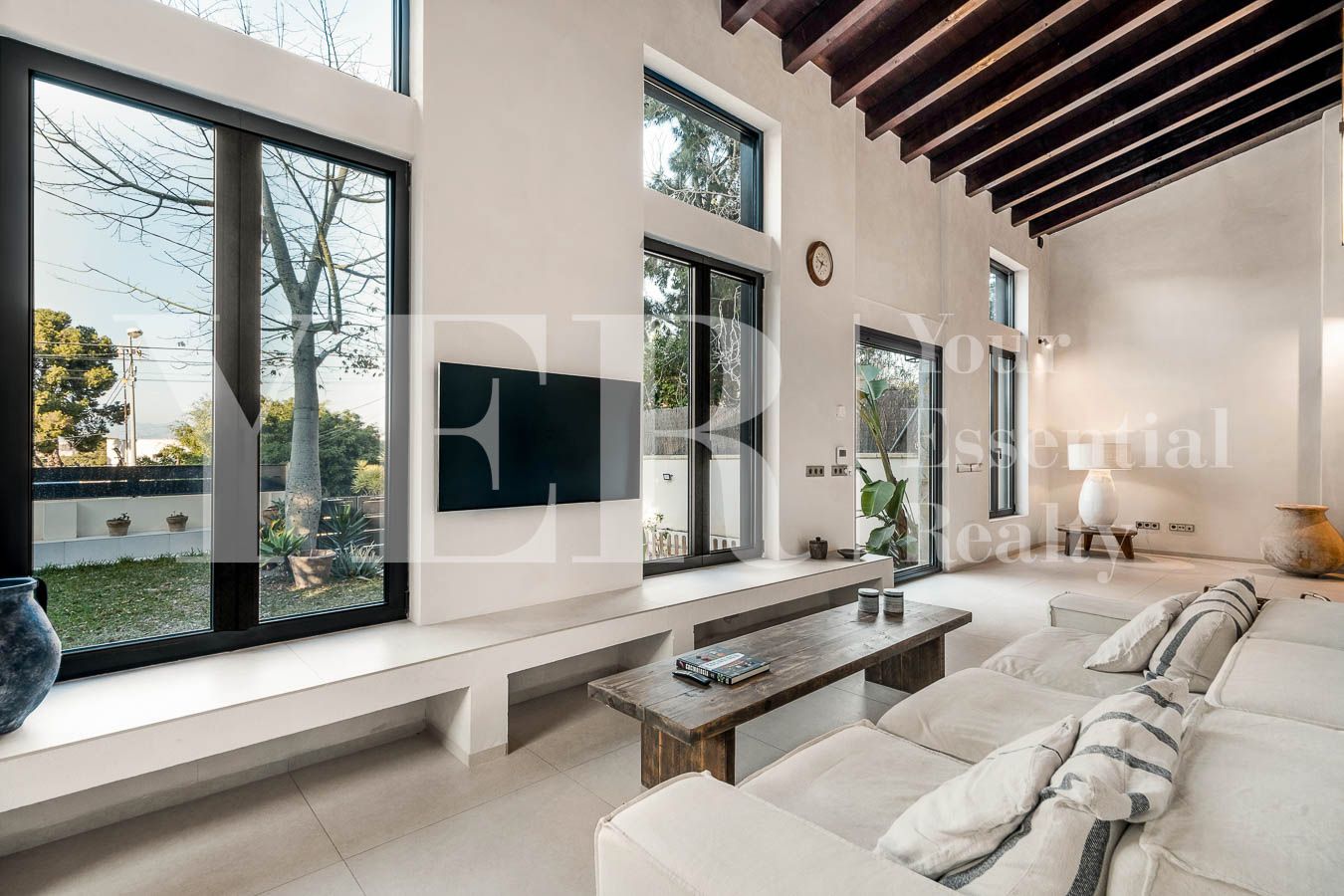 Sala d'estar de Casa o xalet en venda en Alicante / Alacant amb Aire condicionat, Forn i Rentadora