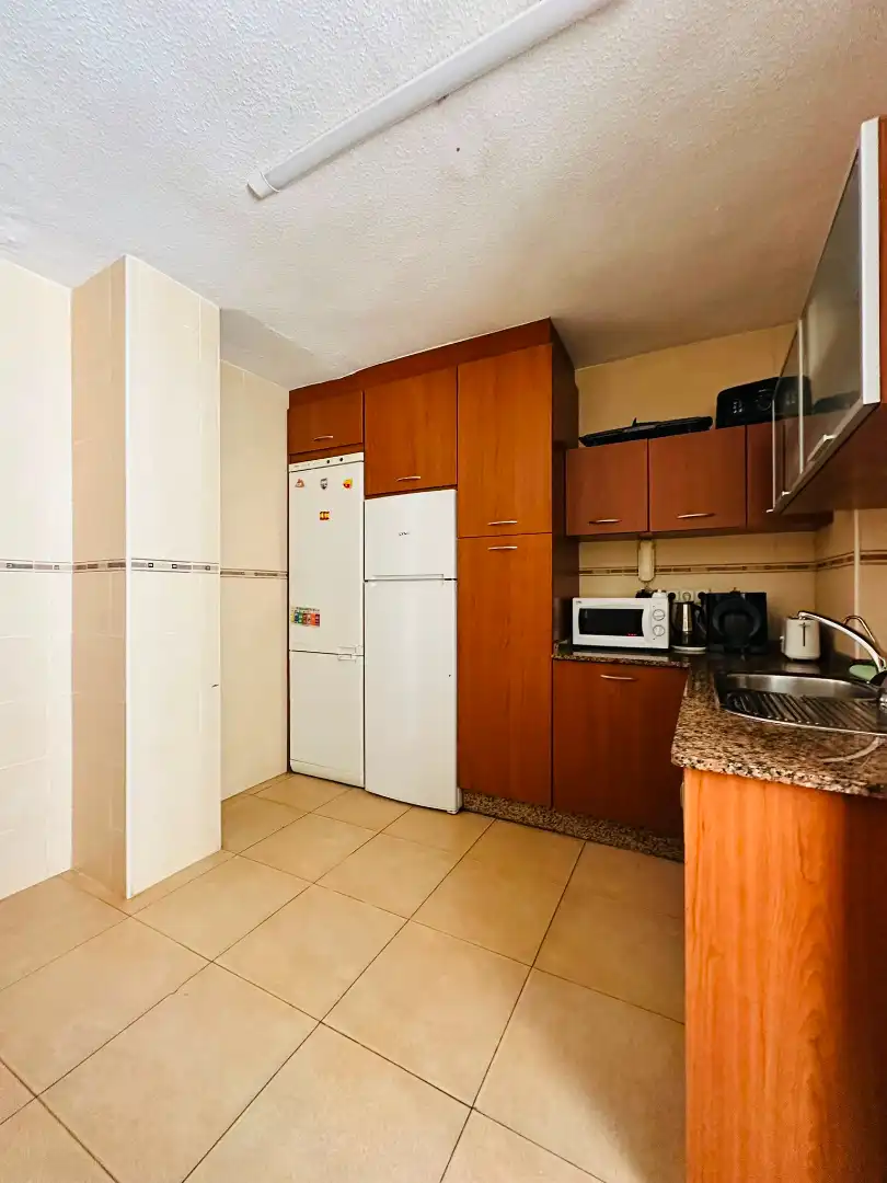 Kitchen of Flat for sale in Águilas  with Air Conditioner, Furnished and Balcony