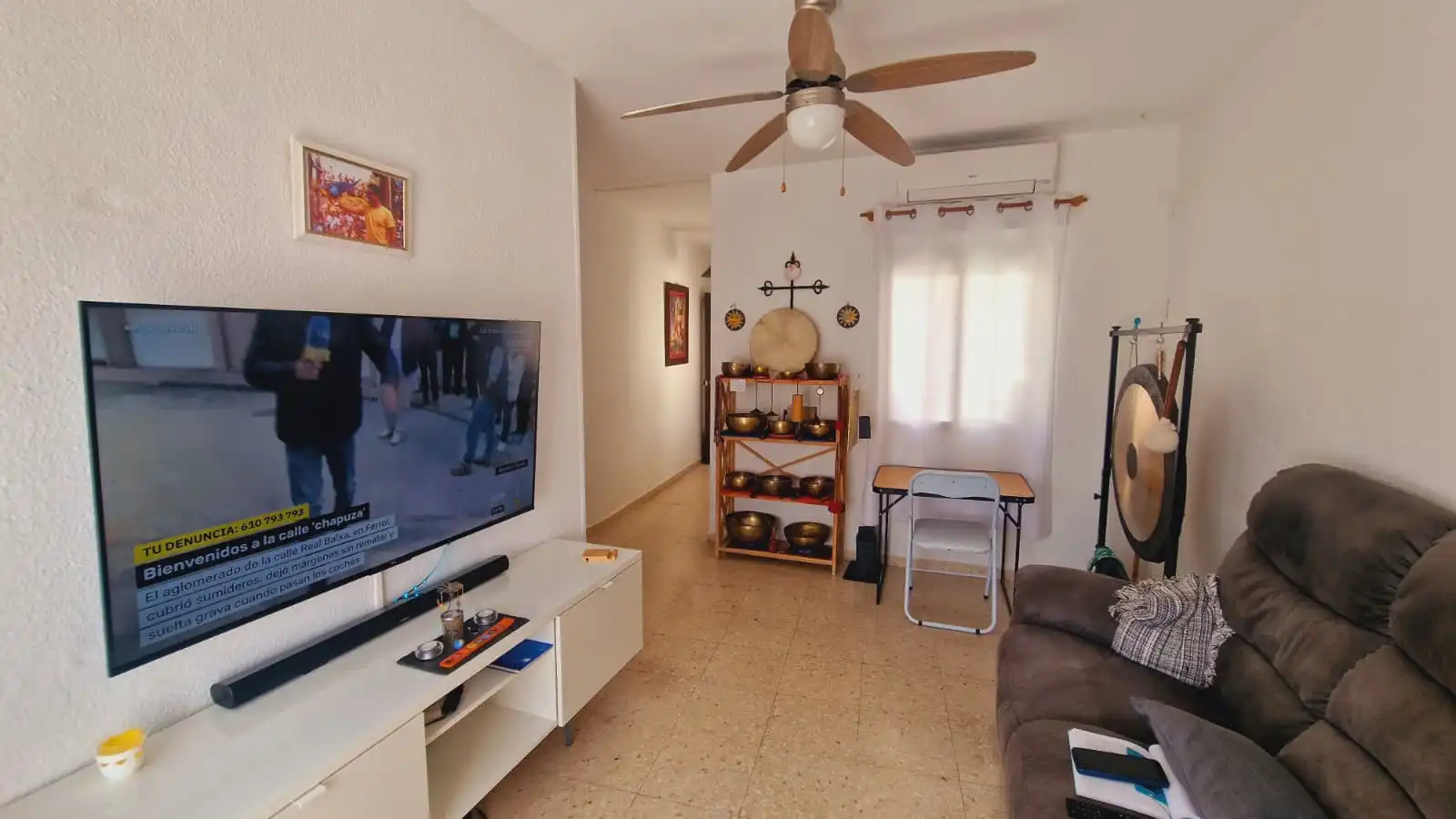 Sala de estar de Piso en venta en Córdoba con Aire acondicionado, Calefacción y Jardín privado