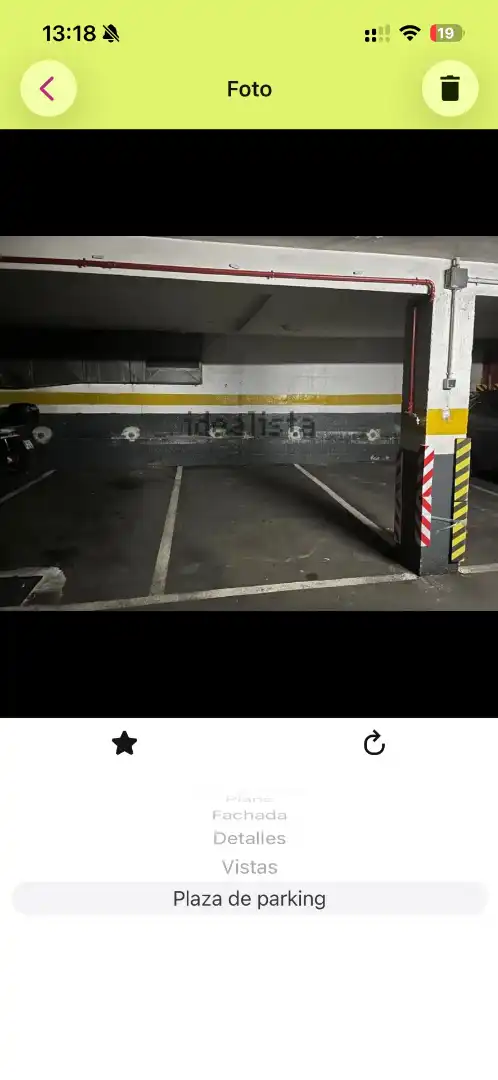 Parking de Garaje de alquiler en Madrid