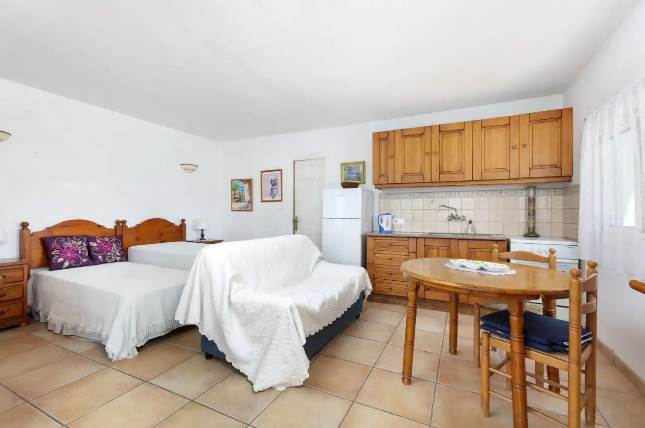 Schlafzimmer von Country house zum Verkauf in Pizarra mit Klimaanlage, Heizung und Privatgarten
