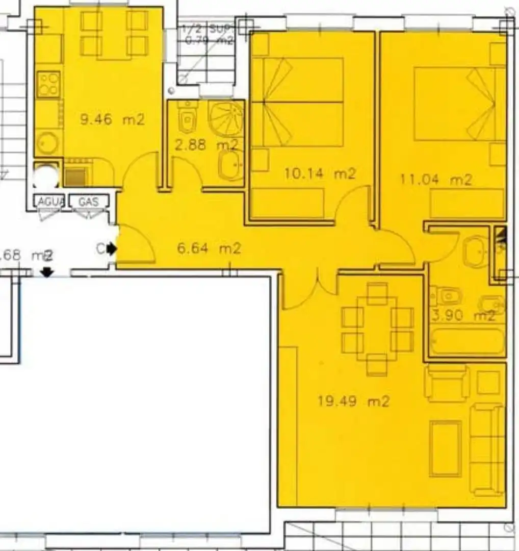 Ático en venta en Lerma con Calefacción, Terraza y Trastero