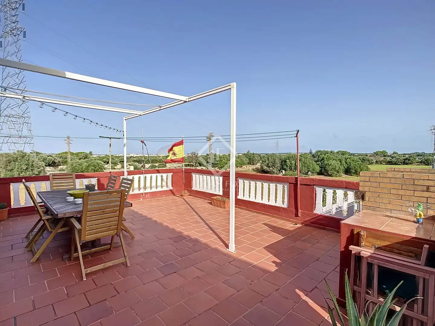 Terrace of Country homes for sale in Ciutadella de Menorca  with Air Conditioner, Heating and Private garden