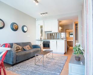 Sala d'estar de Apartament en venda en A Coruña Capital  amb Calefacció, Parquet i Terrassa