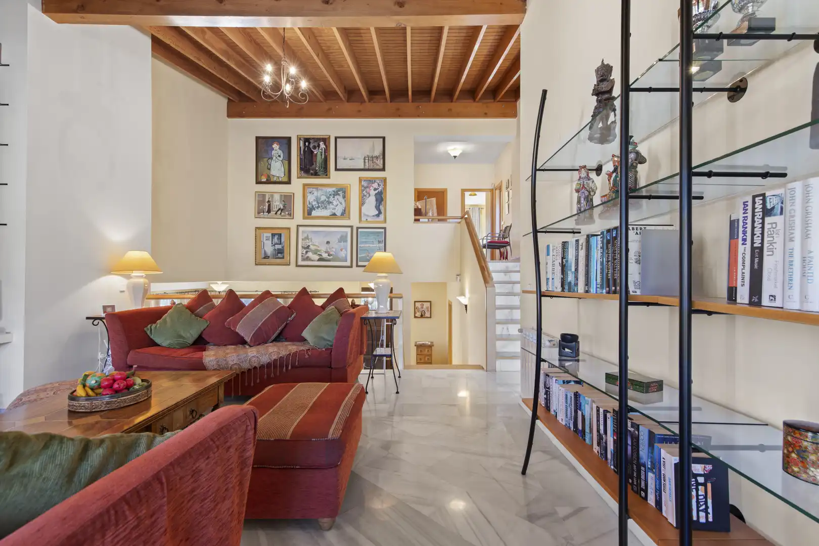Living room of Houses for sale in Benahavís  with Air Conditioner, Heating and Private garden