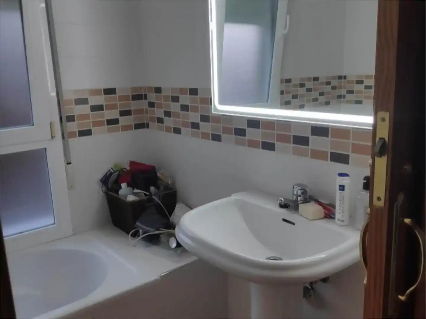 Bany de Dúplex de lloguer en Pulpí amb Aire condicionat, Moblat i Balcó