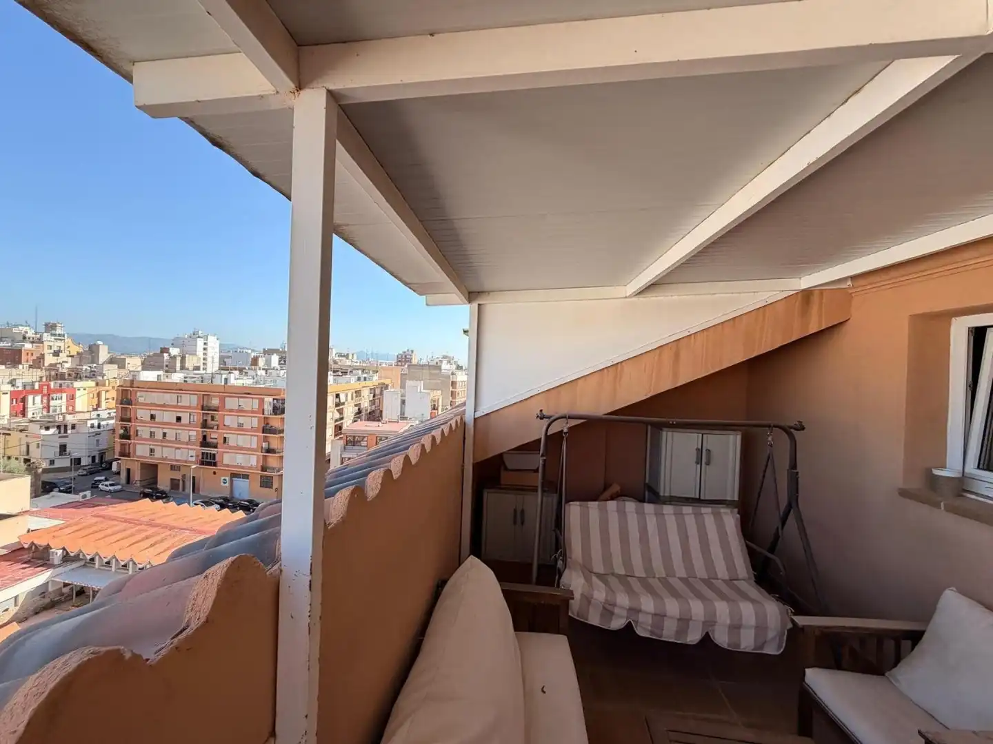 Balcony of Attic for sale in Vila-real  with Air Conditioner, Terrace and Furnished