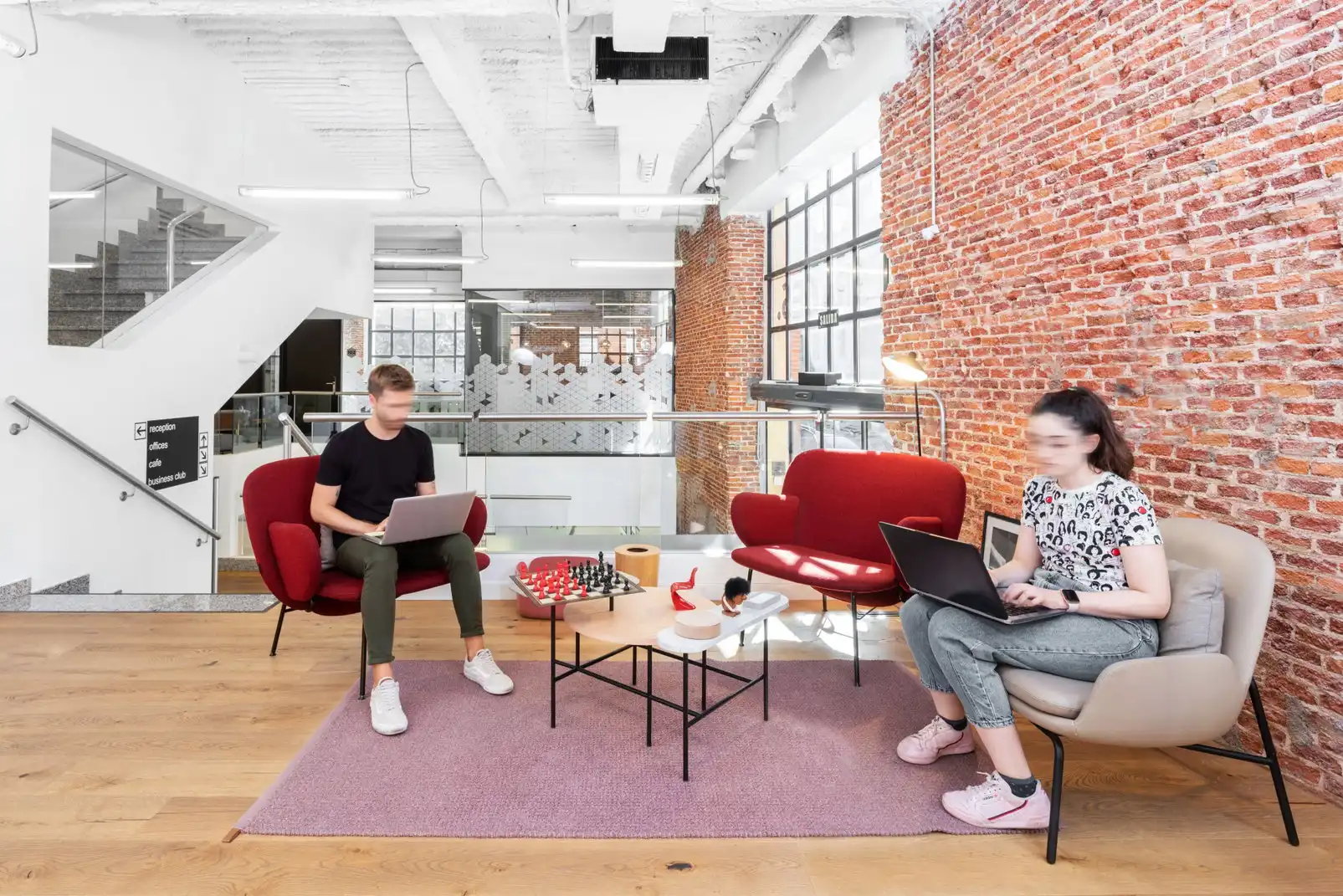 Wohnzimmer von Büro zur Miete in Madrid mit Klimaanlage, Heizung und Möbliert