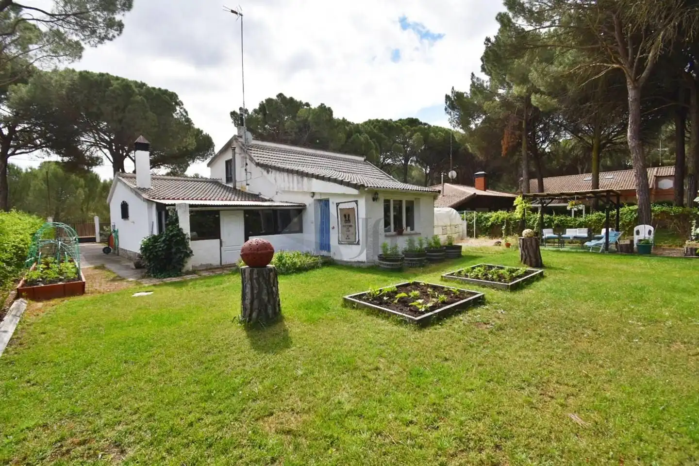 Jardín de Casa o chalet en venta en Olmedo con Calefacción, Jardín privado y Piscina comunitaria