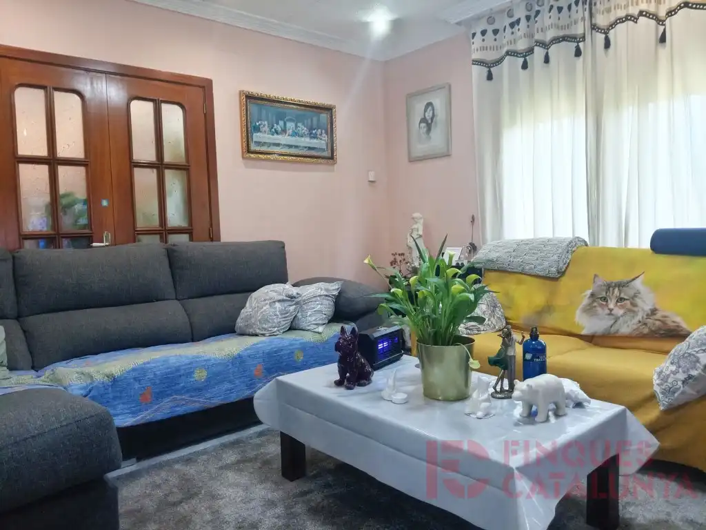 Sala d'estar de Casa o xalet en venda en Vilobí d'Onyar