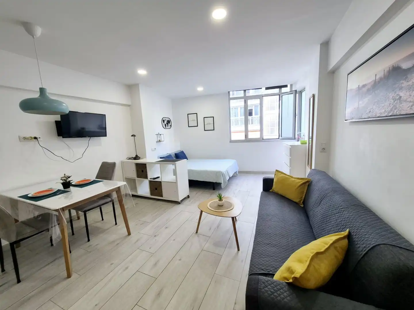 Wohnzimmer von Wohnung zur Miete in Zona Martiánez