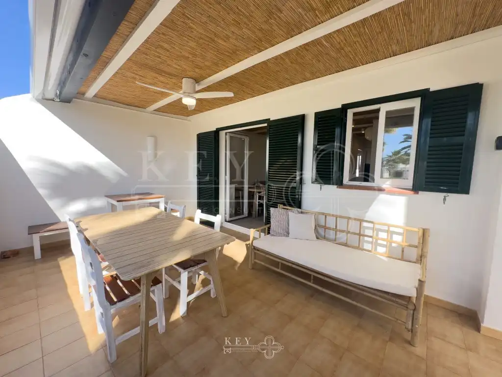 Terrassa de Apartament en venda en Ciutadella de Menorca amb Aire condicionat, Jardí privat i Piscina