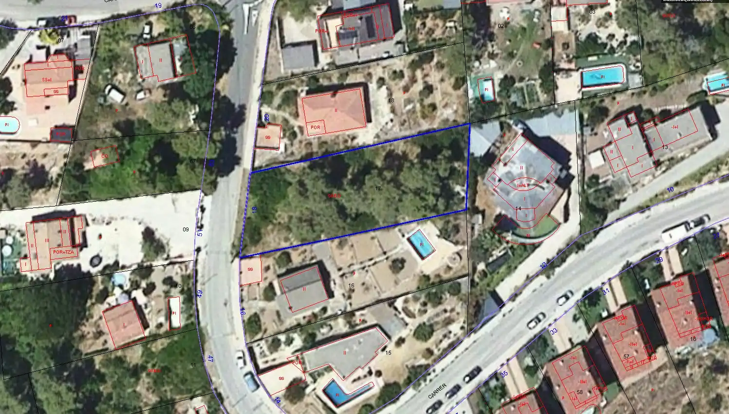 Terreny residencial en venda a Carrer Lledoner 18