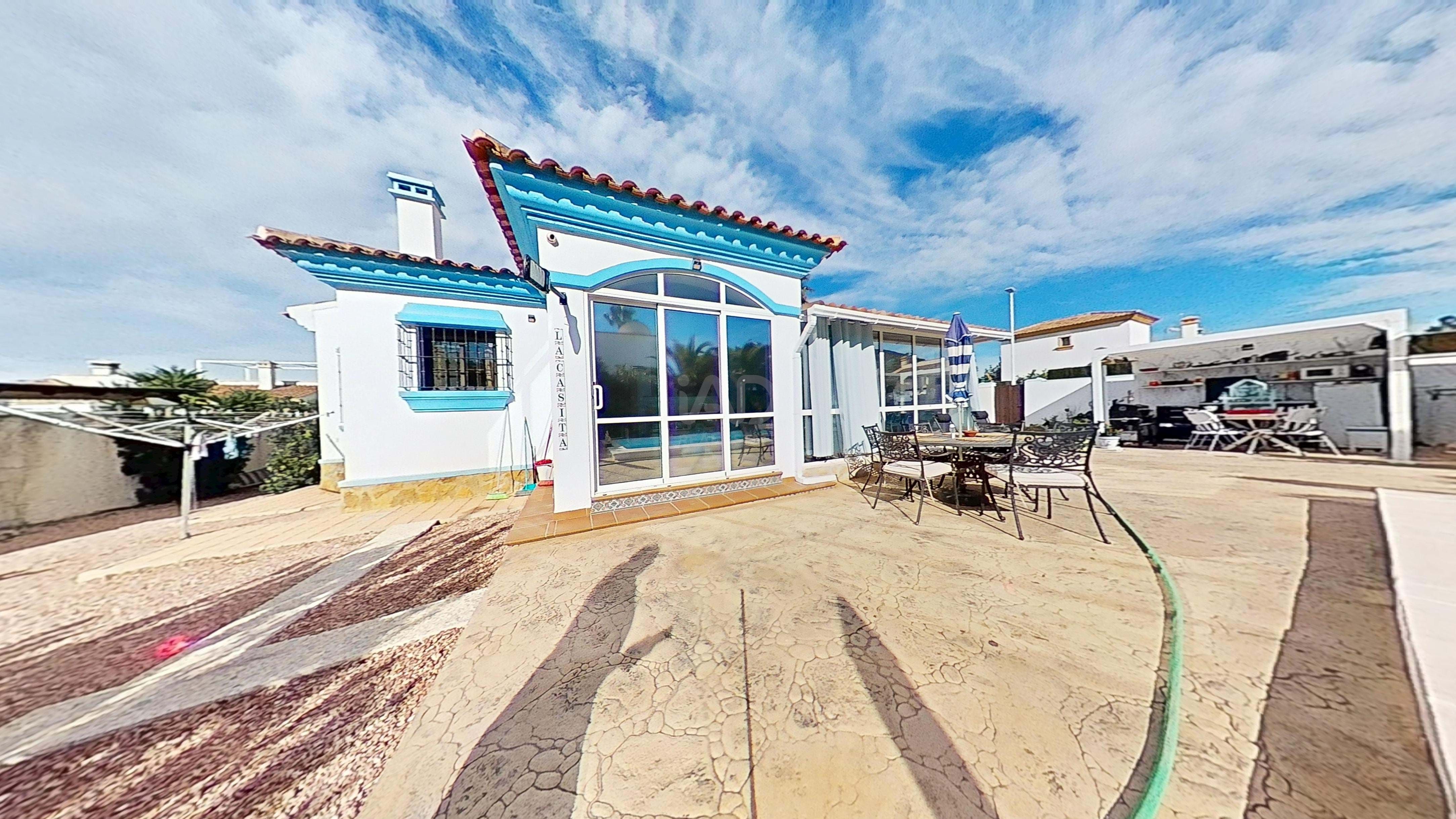 Exterior view of House or chalet for sale in Hondón de las Nieves / El Fondó de les Neus  with Air Conditioner, Heating and Terrace