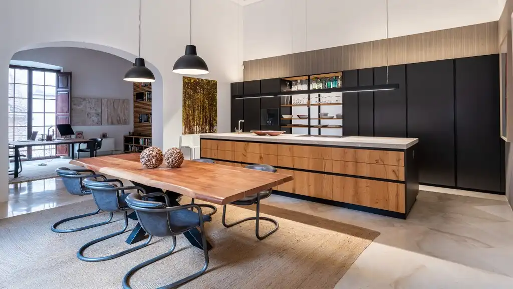 Cocina de Apartamento en venta en  Palma de Mallorca con Aire acondicionado, Terraza y Piscina comunitaria