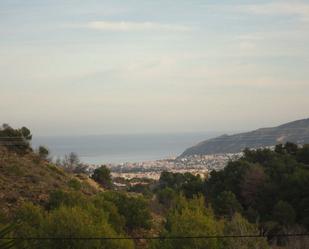 Vista exterior de Finca rústica en venda en La Nucia amb Aire condicionat, Terrassa i Piscina