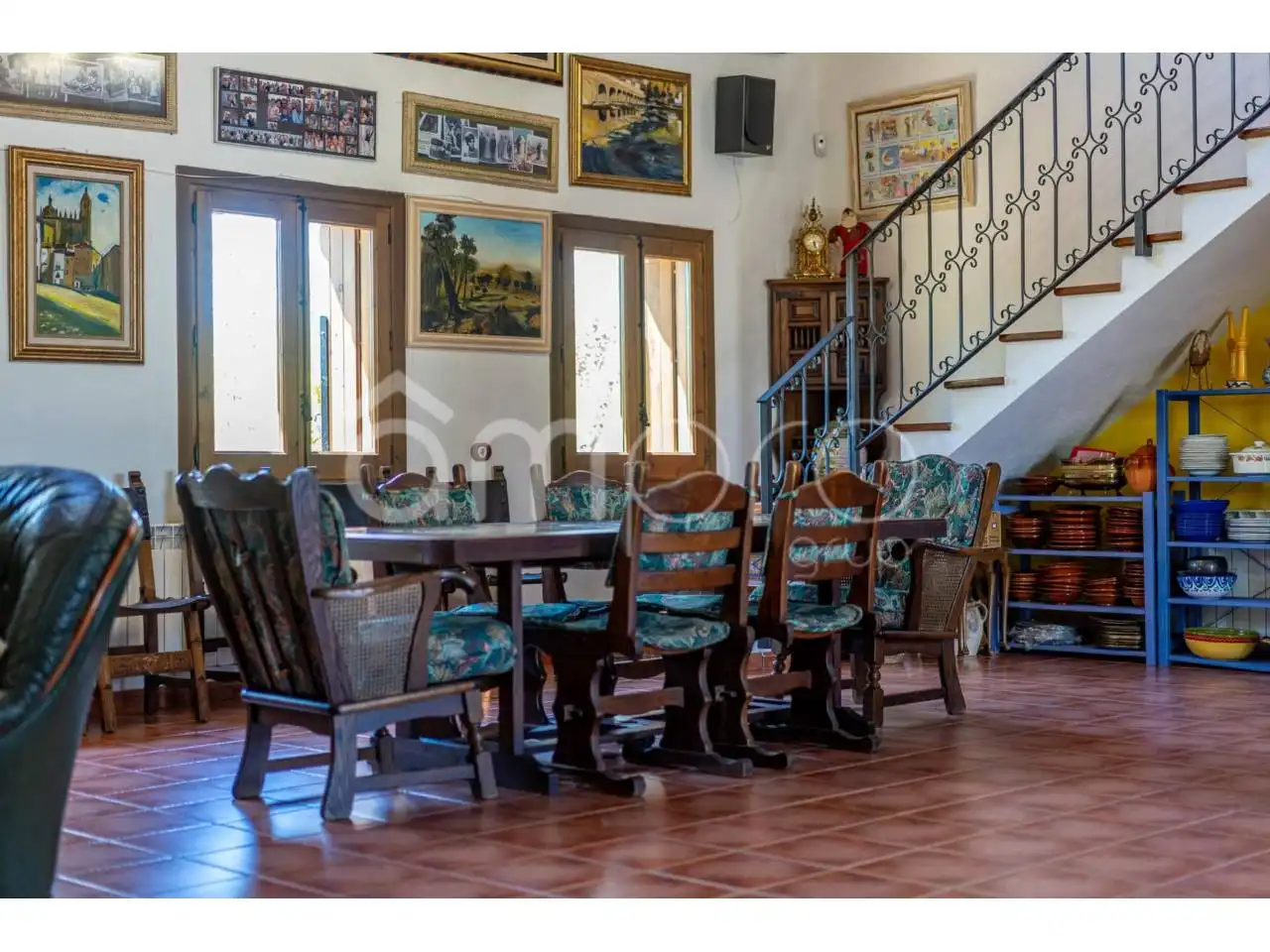 Comedor de Finca rústica en venta en Vilallonga del Camp con Calefacción, Jardín privado y Terraza