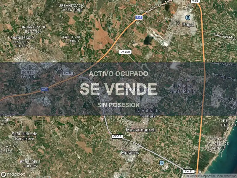 Piso en venta en La Pobla de Farnals
