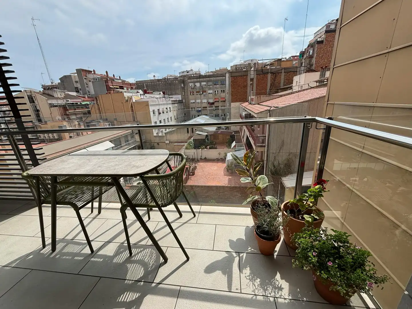 Terrassa de Pis de lloguer en Barcelona amb Aire condicionat, Calefacció i Moblat