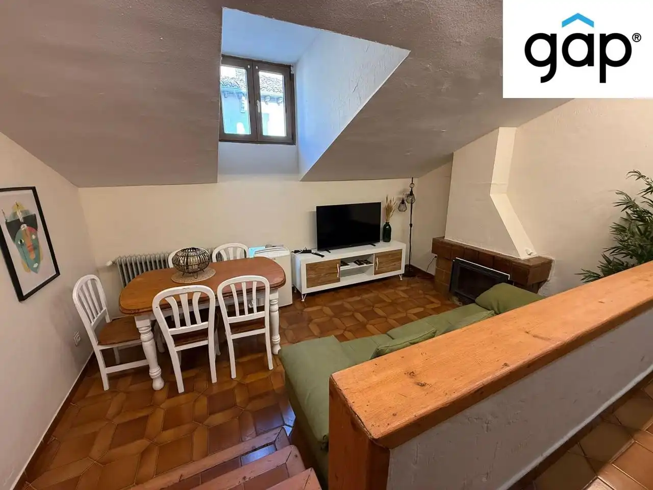 Living room of Flat for sale in Cuenca  with Heating and Furnished