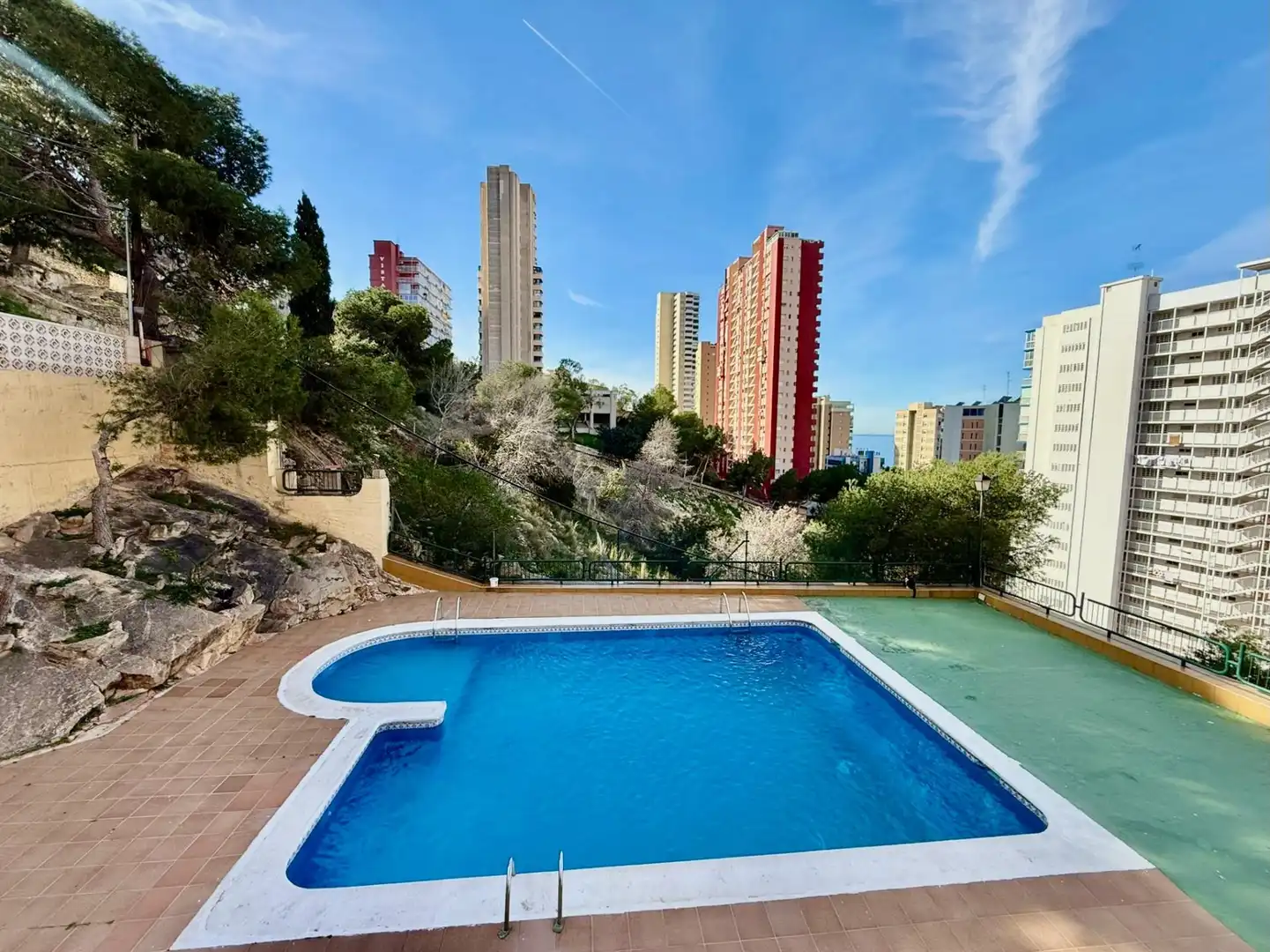 Schwimmbecken von Wohnung zum Verkauf in Benidorm mit Möbliert und Gemeinschaftspool