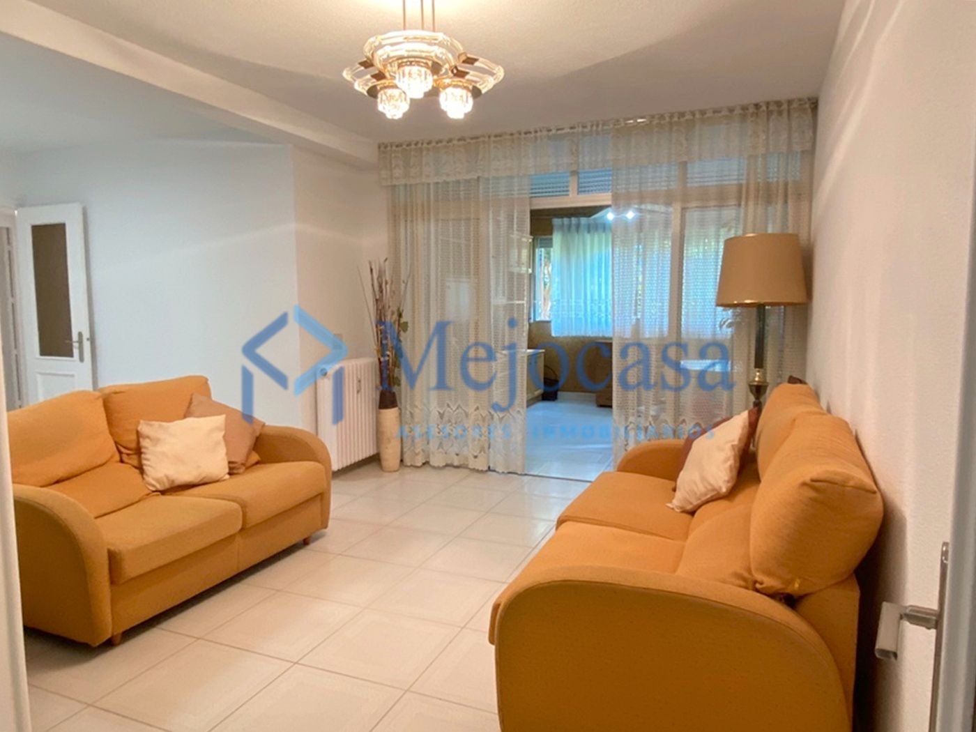Exterior view of Flat for sale in  Madrid Capital  with Heating, Private garden and Terrace