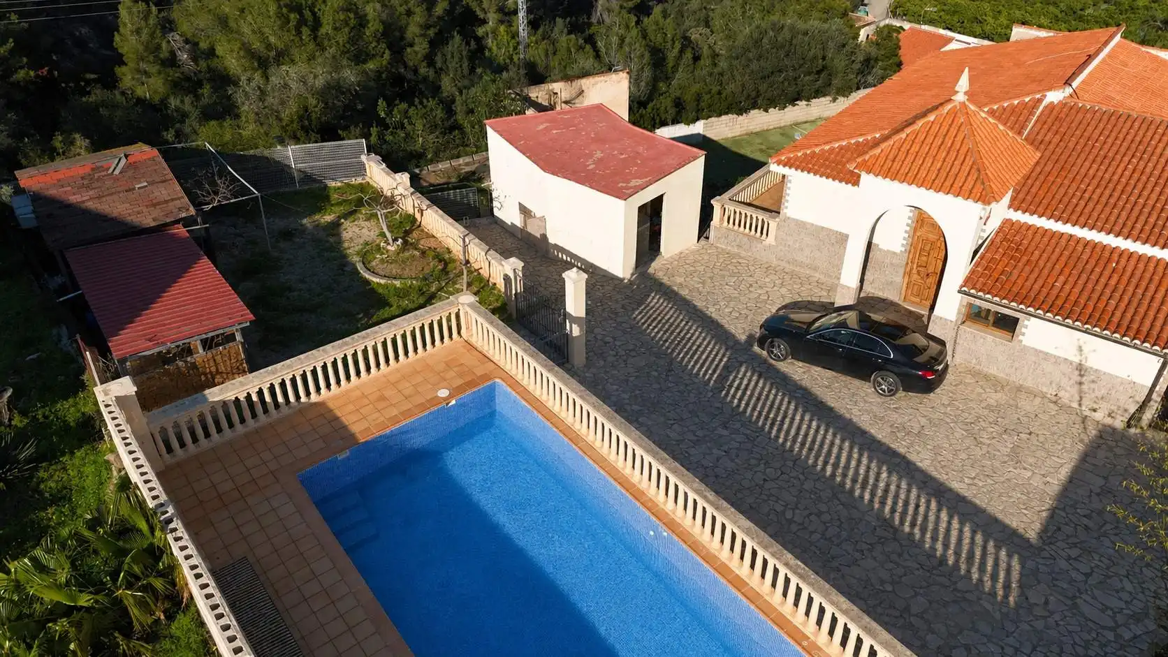 Piscina de Casa o xalet en venda en El Real de Gandia amb Jardí privat, Terrassa i Traster