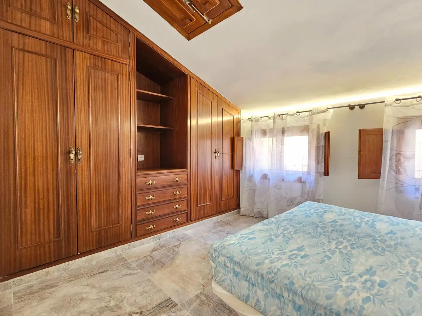 Bedroom of Detached homes for rent in Castellón de la Plana / Castelló de la Plana  with Heating, Terrace and Furnished