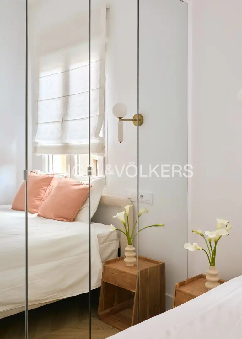 Bedroom of Flat for rent in Madrid  with Air Conditioner, Heating and Furnished