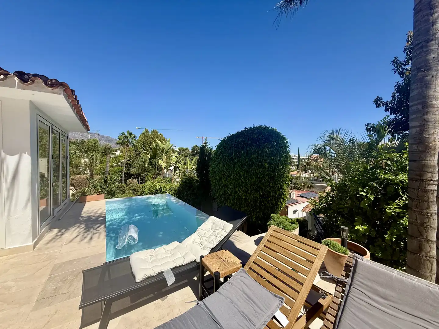 Terraza de Casa o chalet en venta en Marbella con Aire acondicionado, Jardín privado y Terraza