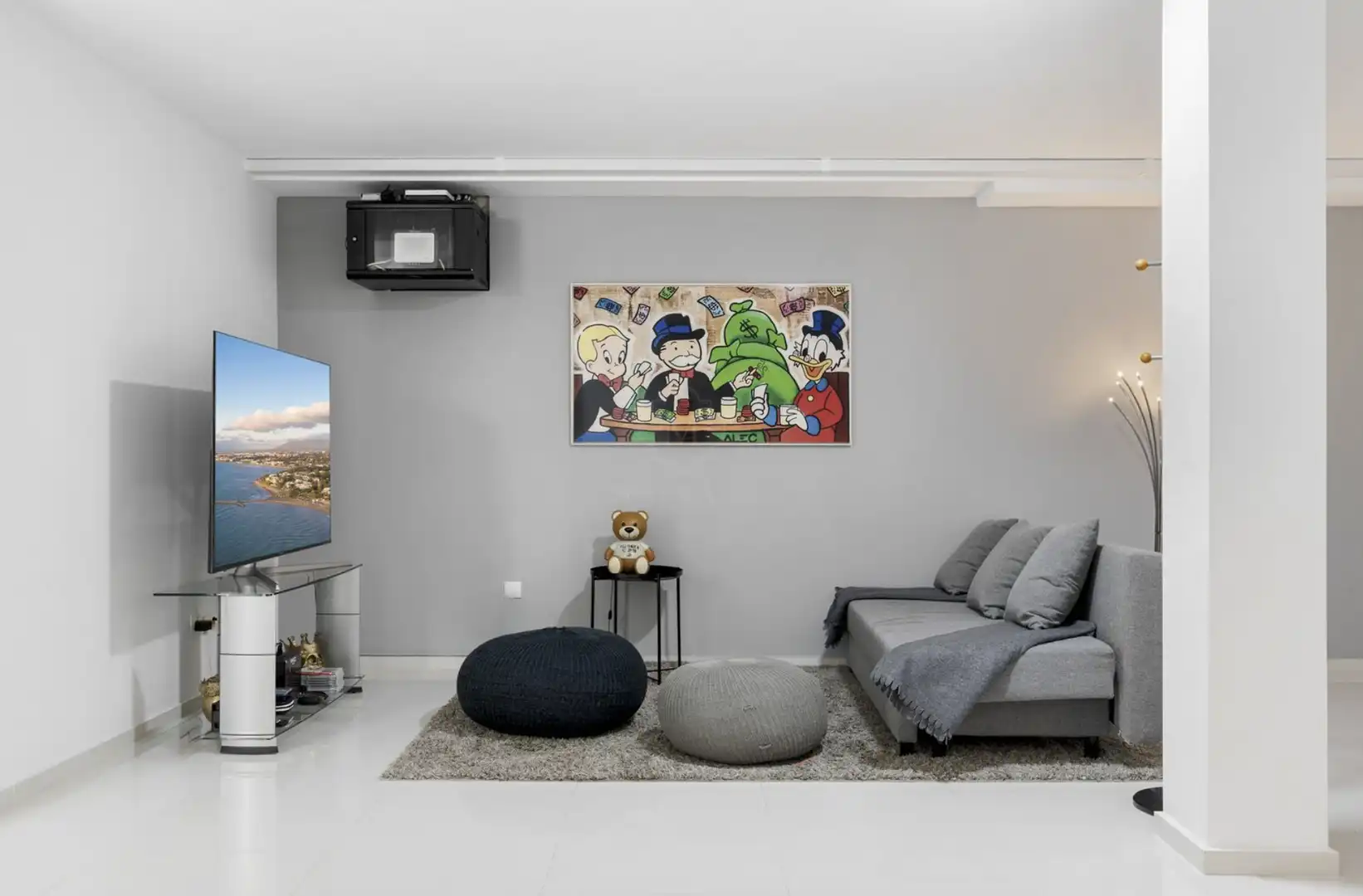 Living room of Houses for rent in Marbella  with Air Conditioner, Private garden and Swimming Pool
