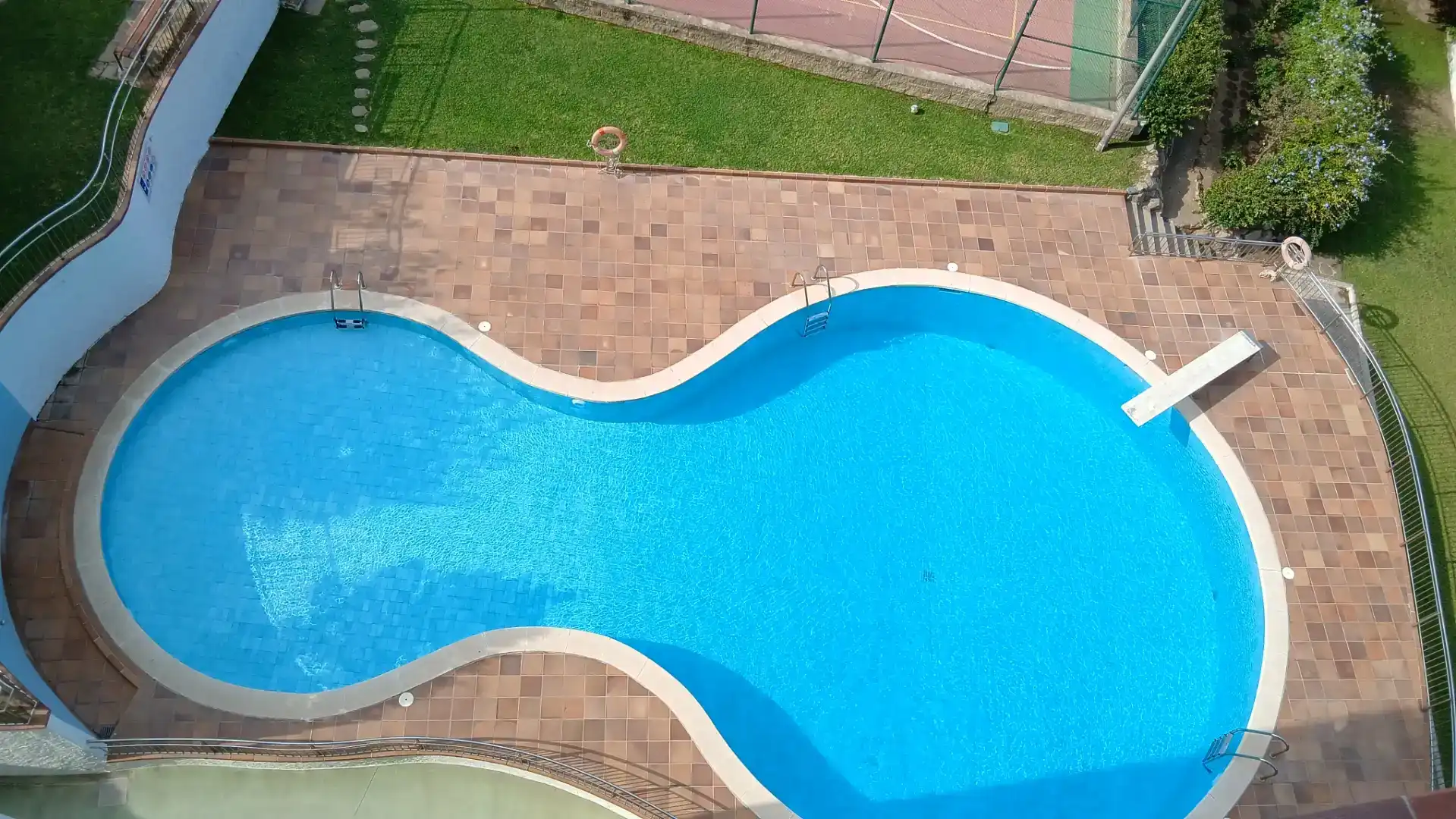 Piscina de Apartament en venda en Arenys de Munt amb Parquet, Traster i Moblat