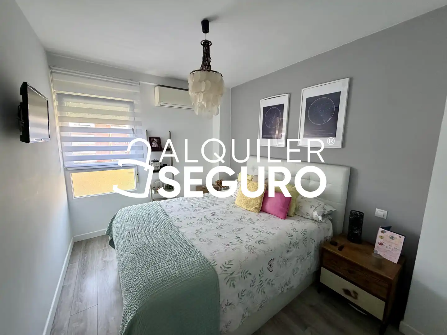 Bedroom of Flat for rent in Leganés  with Air Conditioner, Heating and Terrace
