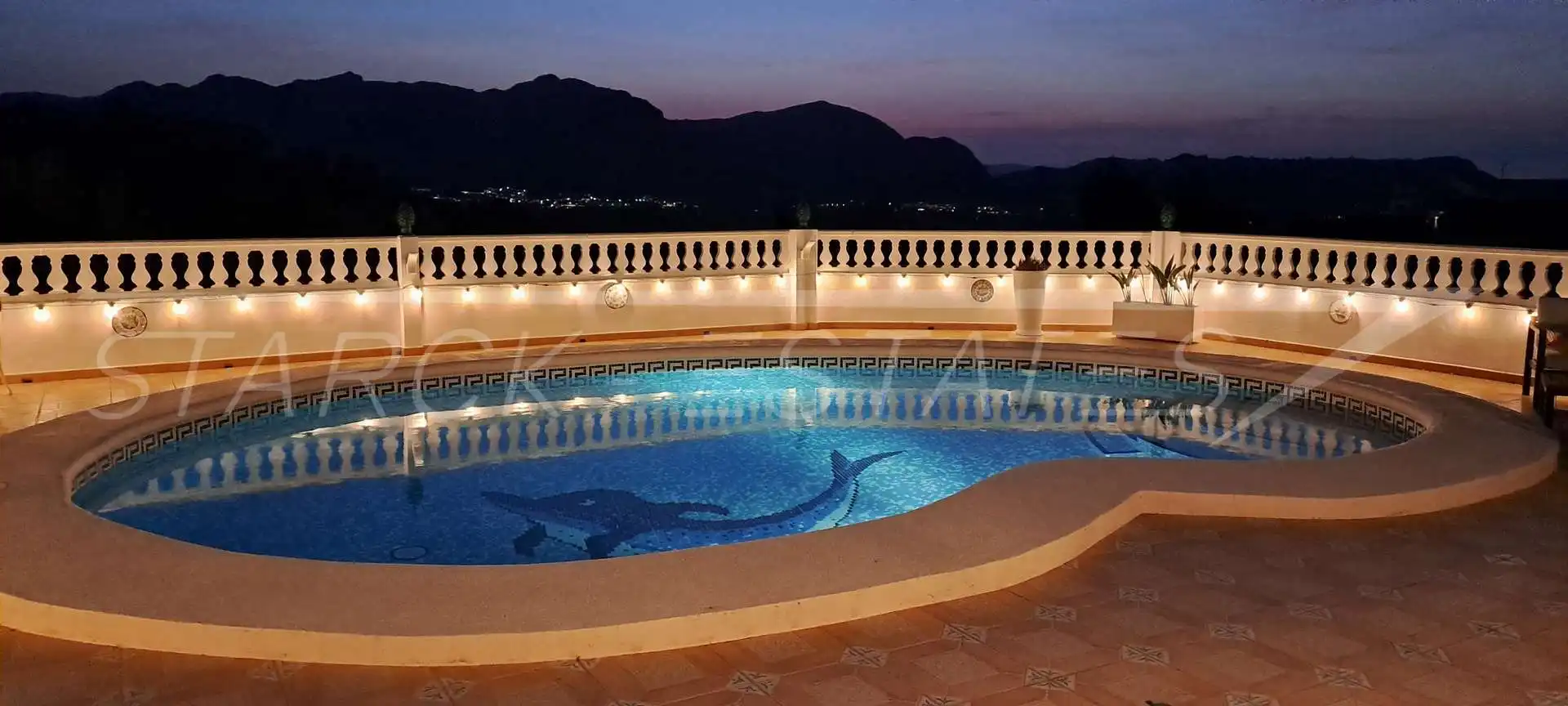 Piscina de Casa o xalet en venda en Benidoleig amb Aire condicionat, Jardí privat i Piscina