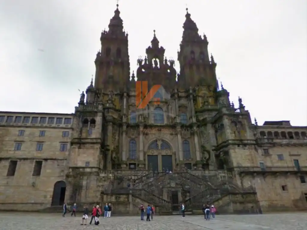Vista exterior de Casa o chalet en venta en Santiago de Compostela 