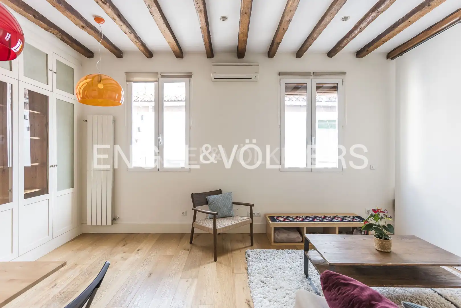 Exterior view of Attic for rent in Madrid  with Air Conditioner, Heating and Parquet flooring
