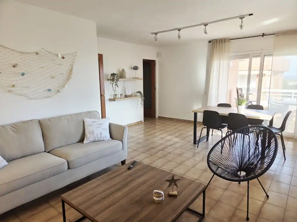 Sala de estar de Apartamento de alquiler en Vilassar de Mar