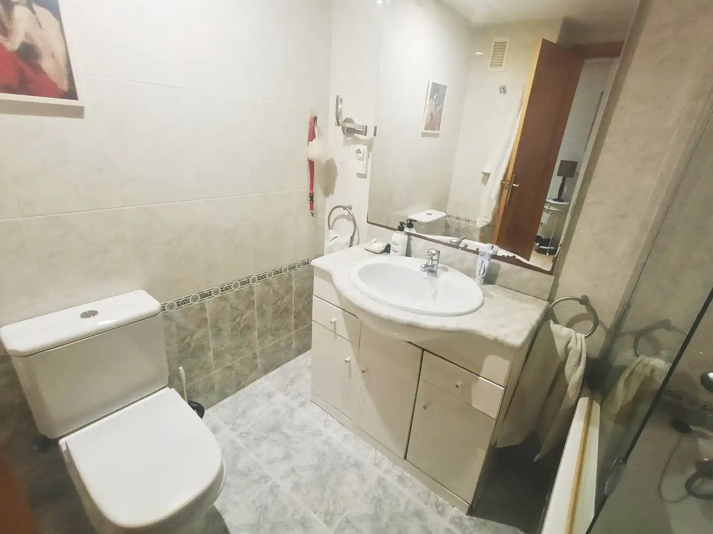 Badezimmer von Wohnungen zum Verkauf in El Campello mit Heizung, Parkett und Terrasse