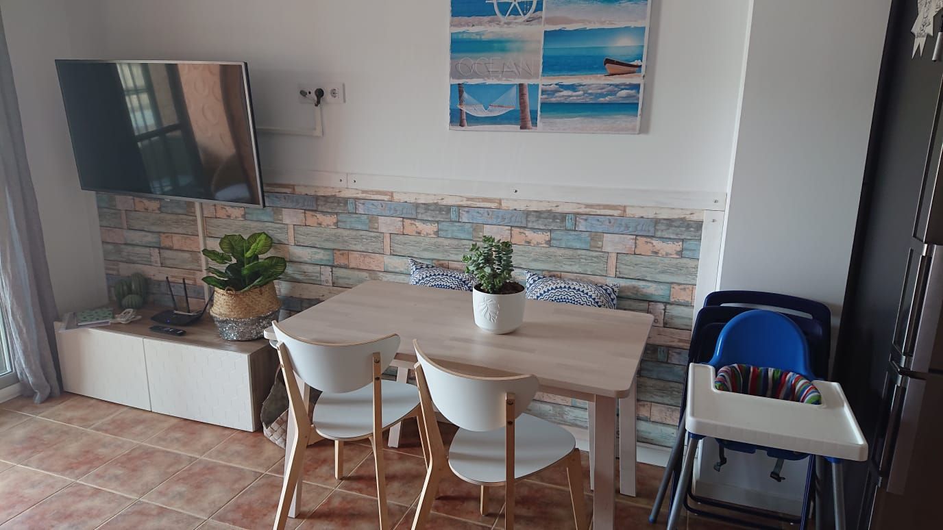 Dining room of Apartment for sale in Vera  with Terrace, Furnished and Community pool