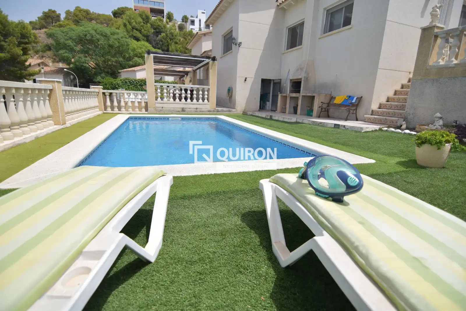 Swimming pool of Detached homes for sale in Roda de Berà  with Heating, Terrace and Swimming Pool