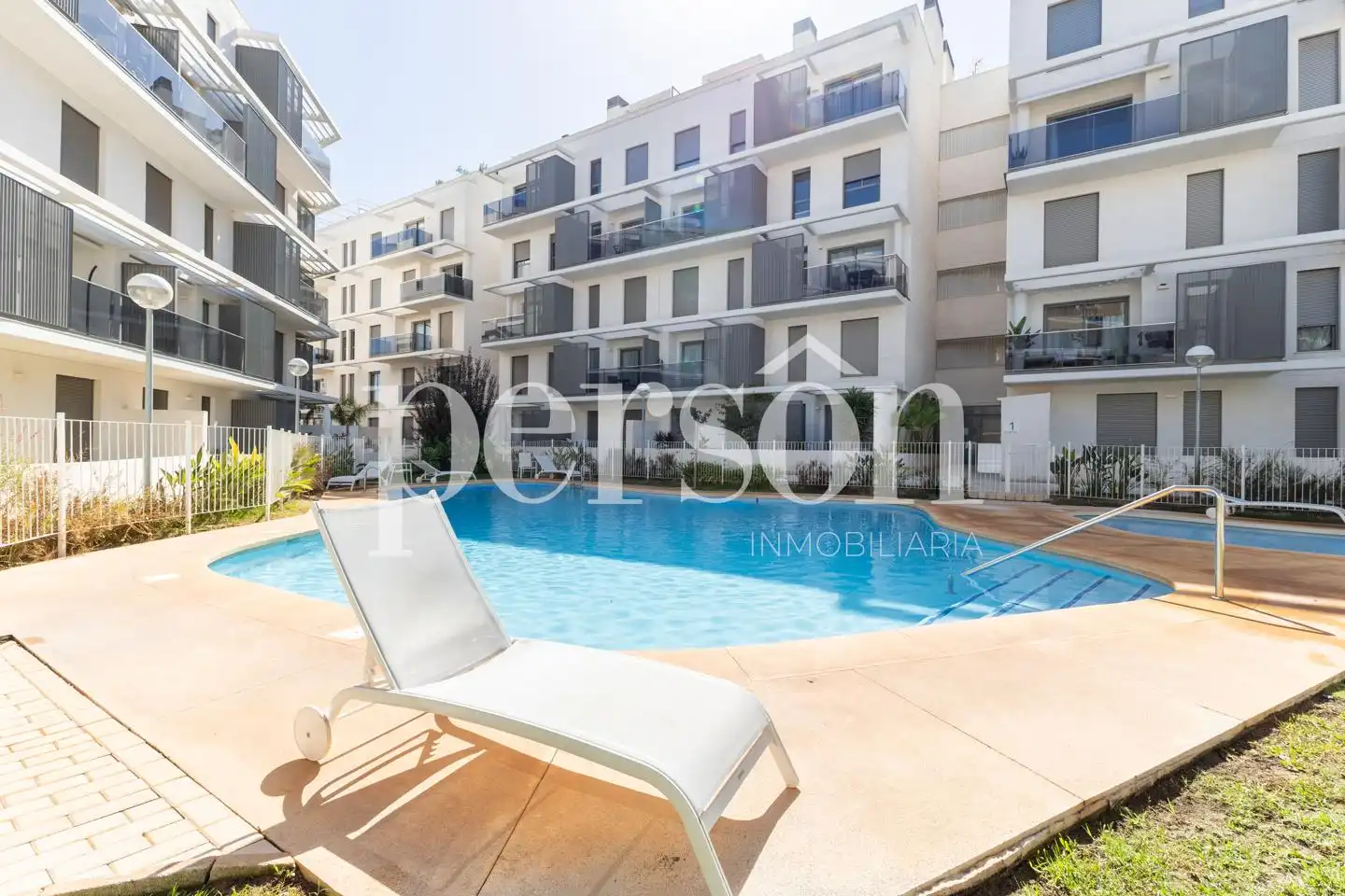 Swimming pool of Flat for rent in Dénia  with Air Conditioner, Terrace and Storage room