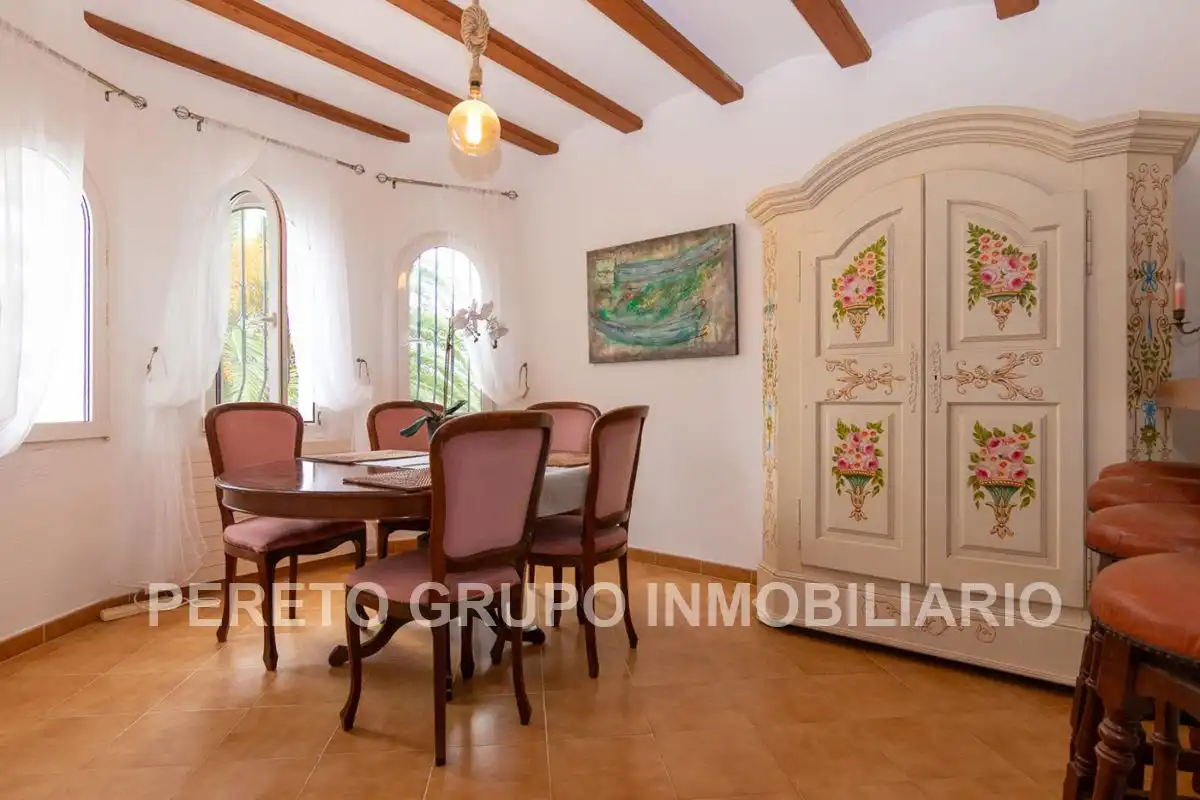 Dining room of Houses for sale in Dénia  with Air Conditioner, Heating and Private garden