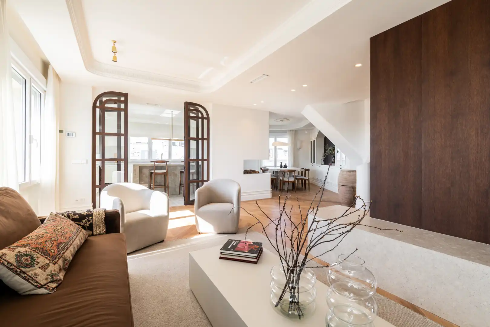 Sala de estar de Ático en venta en Madrid con Aire acondicionado, Calefacción y Terraza