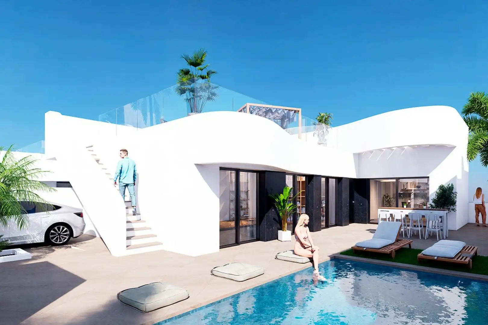 Chalet con piscina en venta en La Finca Golf Resort, imagen 5
